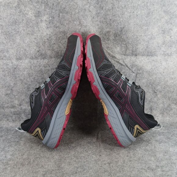 Asics Shoes Womens 8.5 Athletic Trainers Trail Running Gel Venture 7 Active Gray - Picture 9 of 13